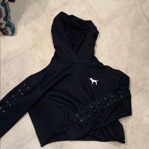 Victoria’s Secret pink cropped sweatshirt